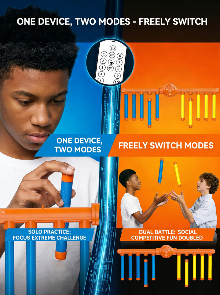 Reactoy Catching Stick Pro，Drop Catch Reaction Game: 10-Rod Reflex & F